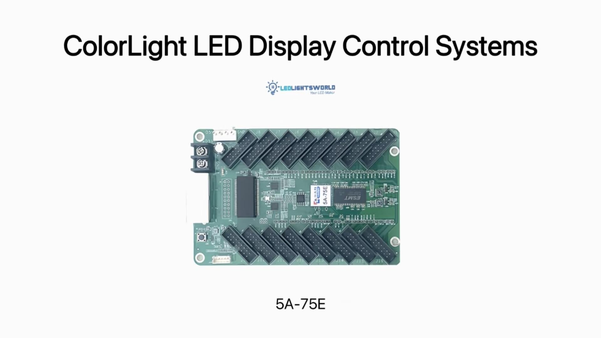 Colorlight 5A-75E LED Receiving Card 256×1024 Pixels Display Control D
