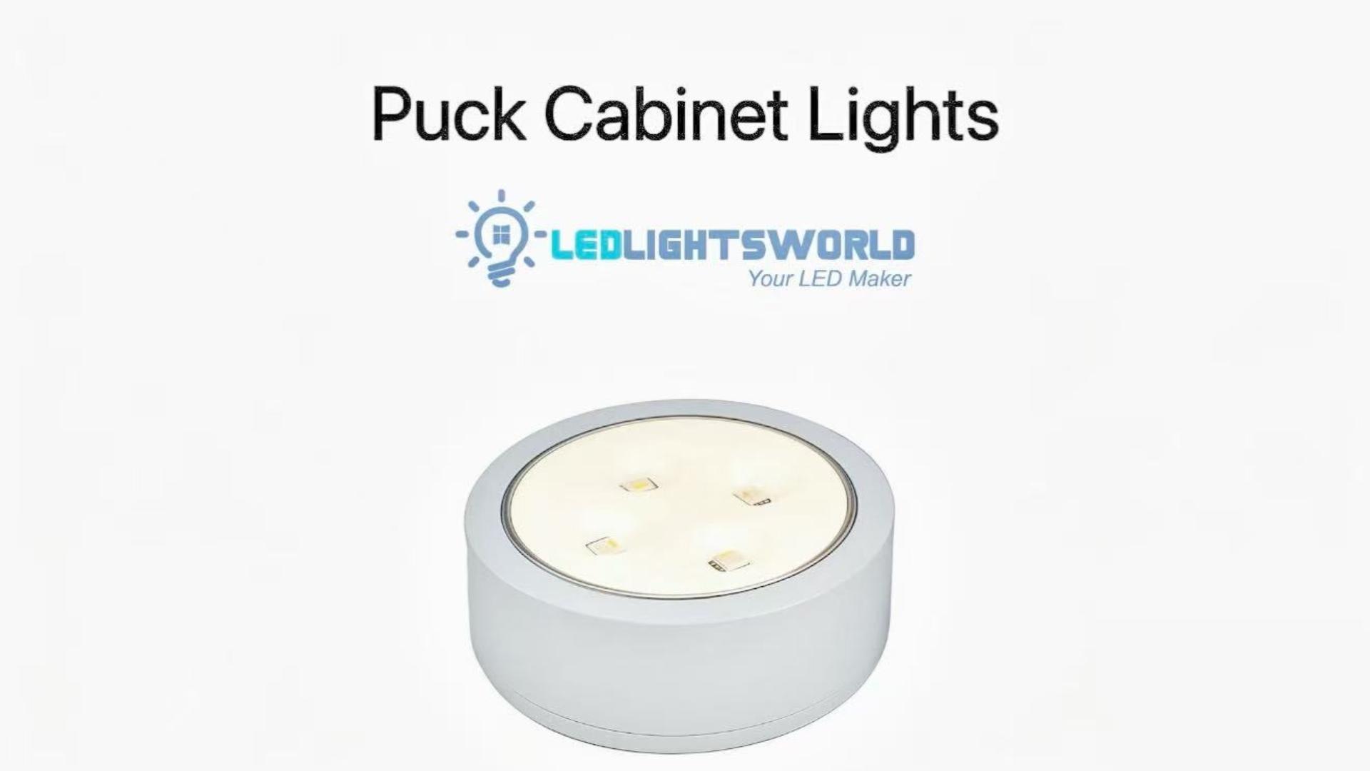 6 Pack RGB LED Puck Lights with Remote – Wireless Under Cabinet Lighting Demo | LEDLightsWorld
