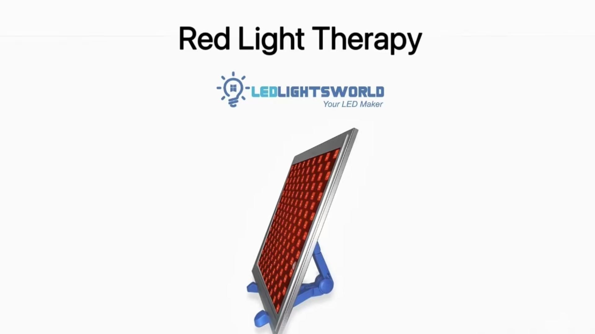 50W Red Light Therapy Panel – 660nm & 850nm Dual-Wavelength Overview | LEDLightsWorld