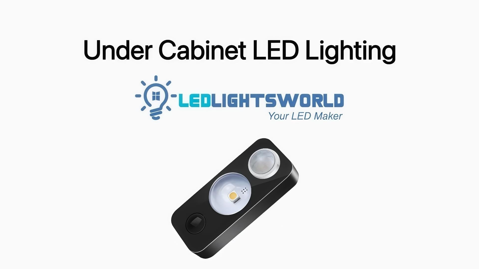 Rechargeable LED Puck Closet Lights – Motion Sensor & Tap Control (4 Pack) | LEDLightsWorld