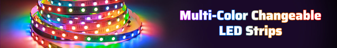 Multi-Color Changeable LED Strips