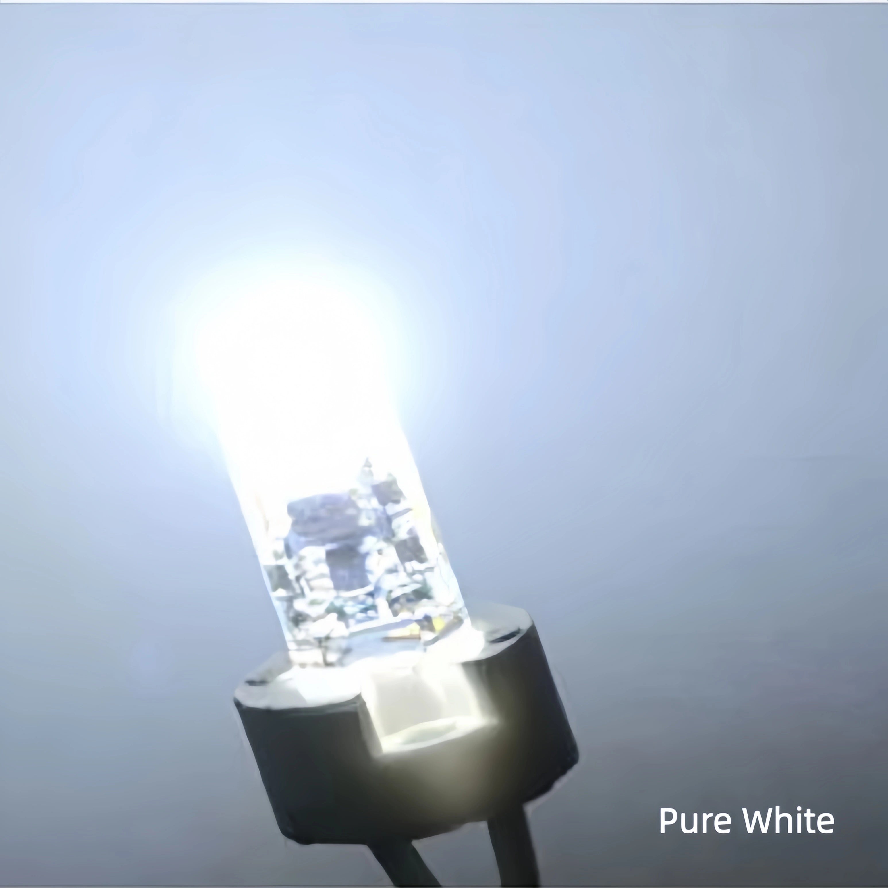 10 Pack G4 LED Light Bulb Bi-Pin Silicon Encapsulation 12V 1 W 0705 COB LEDs CRI>80 100-110Lumen 10W Equivalent