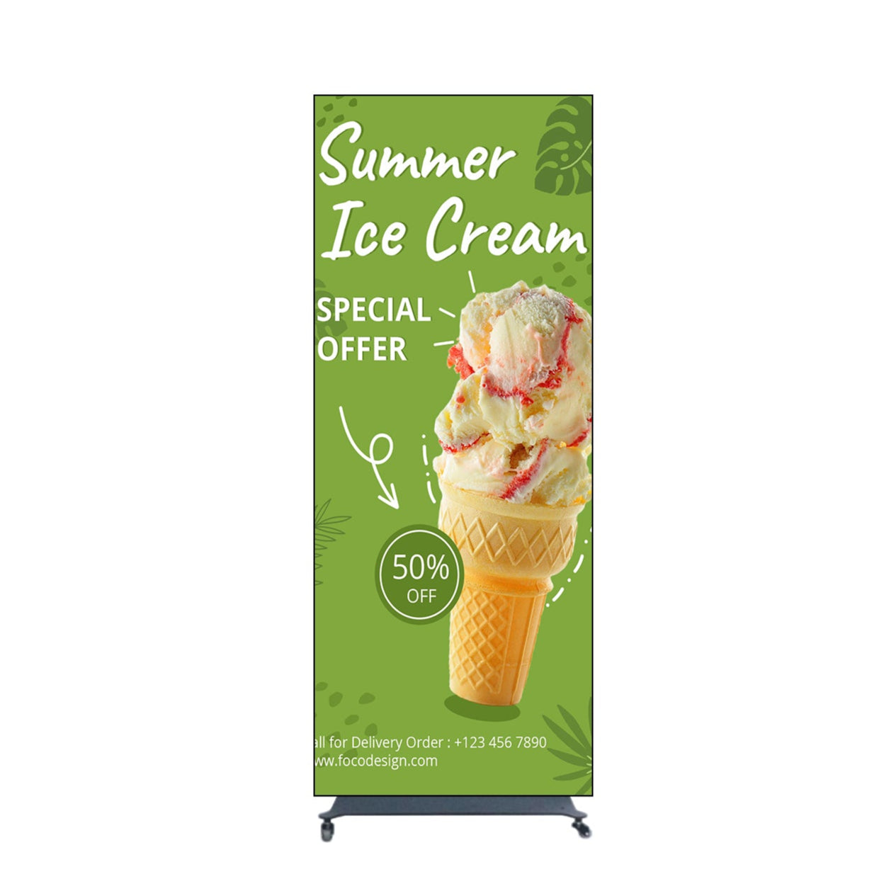 EP-S Series Splicing-Capable LED Poster Display | 960×1920mm Indoor Plug-in | P2.5 / P1.86 / P1.53 / P1.25 | Acrylic Cover