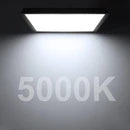 12.0 Inch Square LED Ceiling Light – 24W – Black – 3000K / 4500K / 5000K / 6500K – Flush Mount Ceiling Light – Local Stock (US/UK/DE)