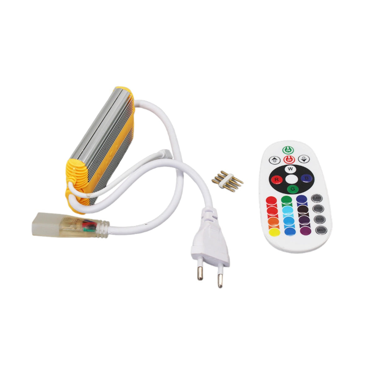 RGB LED Neon Rope Light 10x20mm – SMD5050, 60 LEDs/M, 12W/M, AC110-220V, Flexible, Cuttable, Waterproof (IP65) Neon Strip Lighting for Indoor & Outdoor Decor with Remote Control