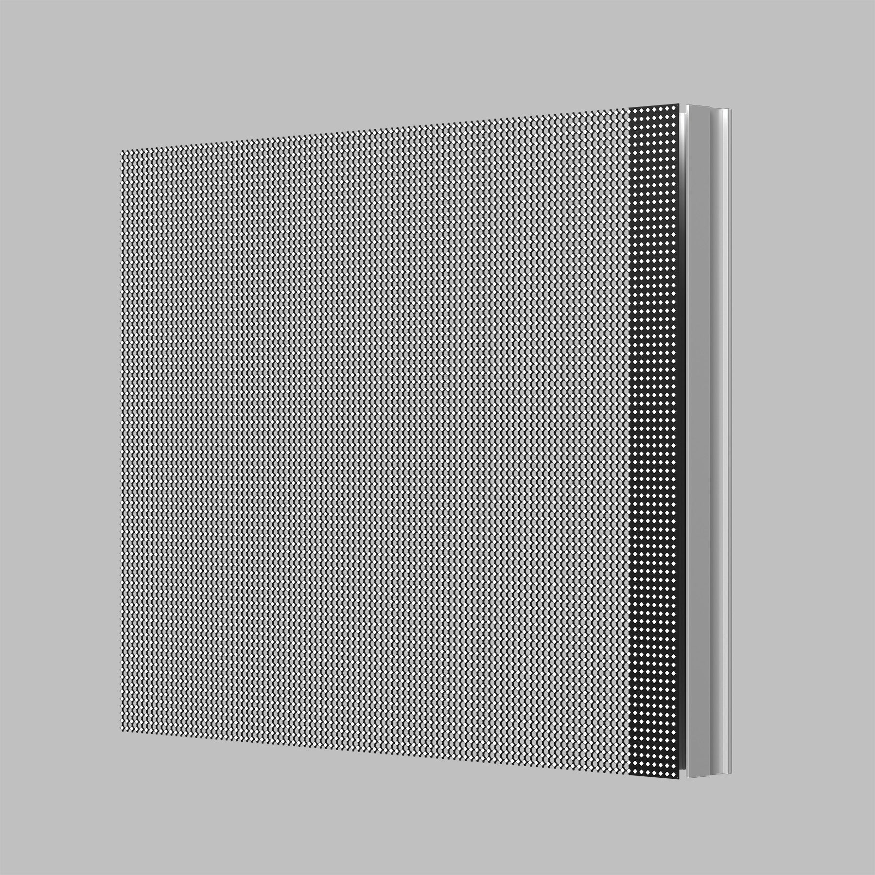 P3.91 Flexibler, unsichtbarer holografischer LED-Filmbildschirm, Helligkeit >3000NITS – Preis für einen Quadratmeter