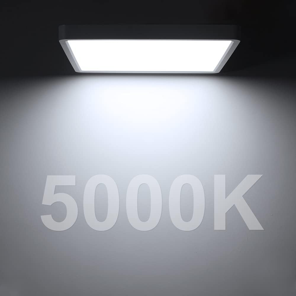 9,0 Zoll quadratische LED-Deckenleuchte – 18 W – Weiß – 3000 K / 4500 K / 5000 K / 6500 K – Deckenleuchte zur Unterputzmontage – Lokaler Lagerbestand (US/UK/DE)