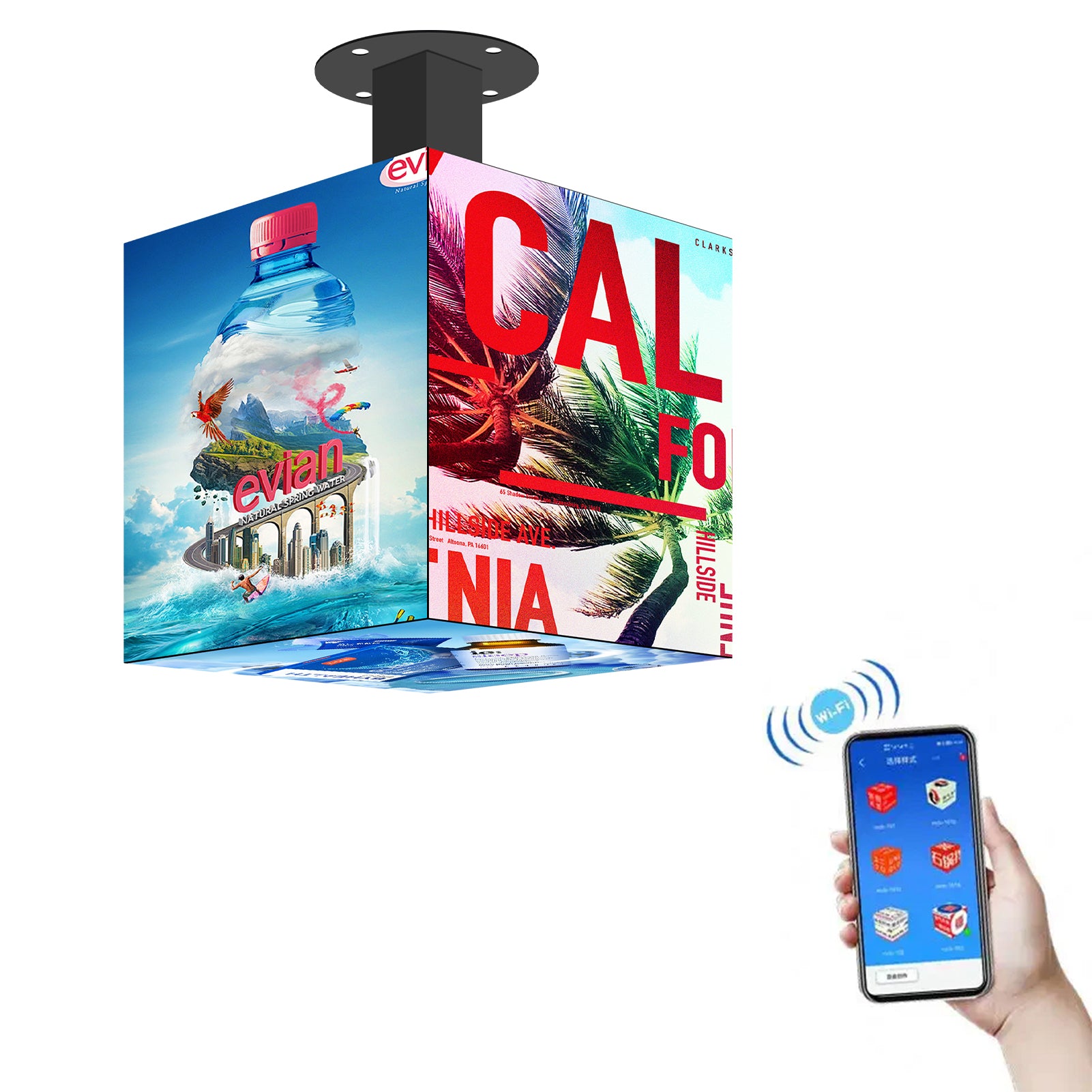MC Series Multi-Option Magic Cubic LED Display – 320–640mm | P1.8 / P2.5 / P3.91 | 5/6-Face | Indoor & Outdoor | Display Cube for Retail & Events