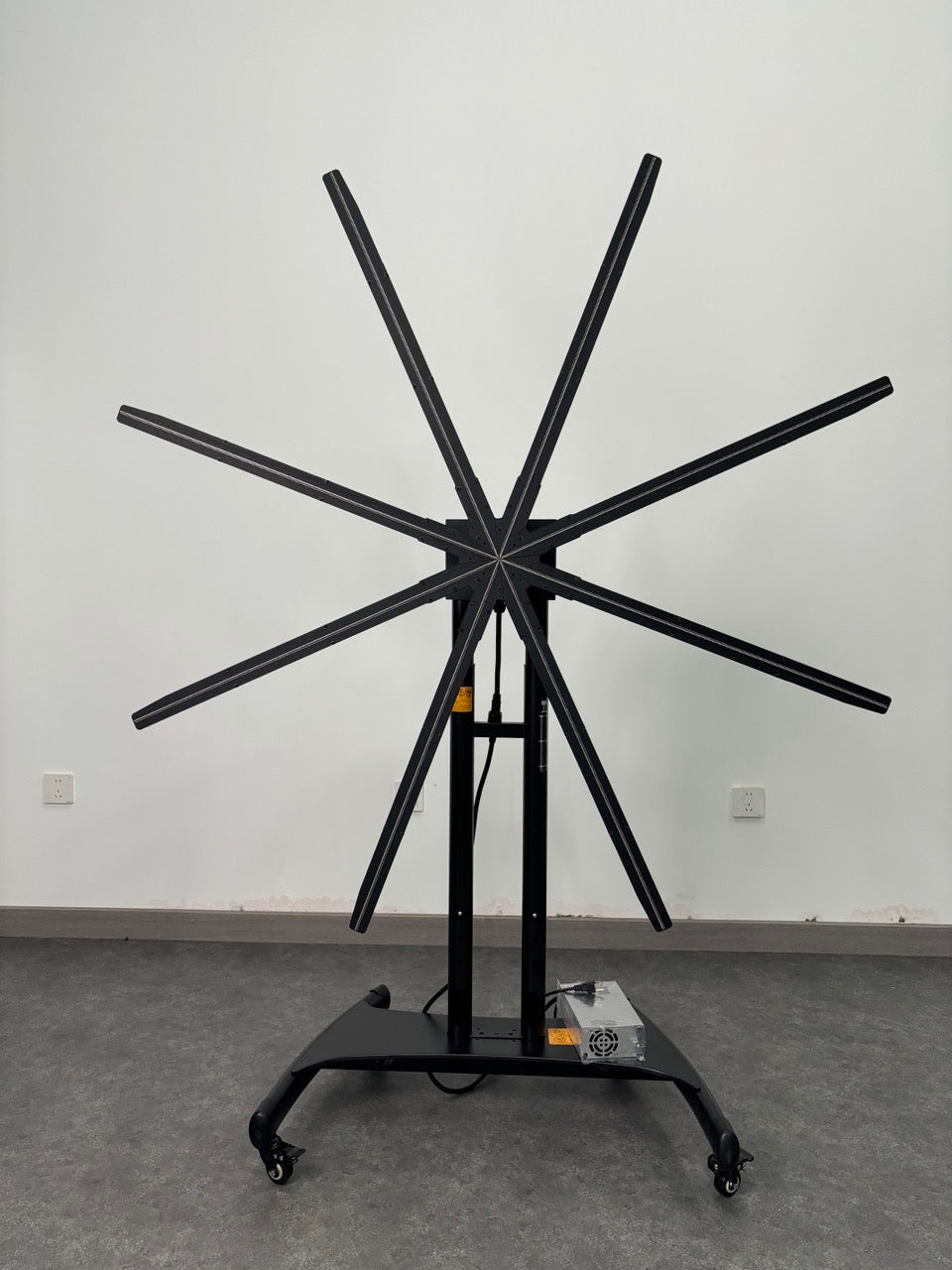 M Series Extra-Large 3D Hologram Fan LED Display – 130cm (51.2”) / 150cm (59.1”) | High Brightness Holographic Advertising Projector for Stage & Events | Fan Only / with Floor Stand (Heavy-Duty Frame)