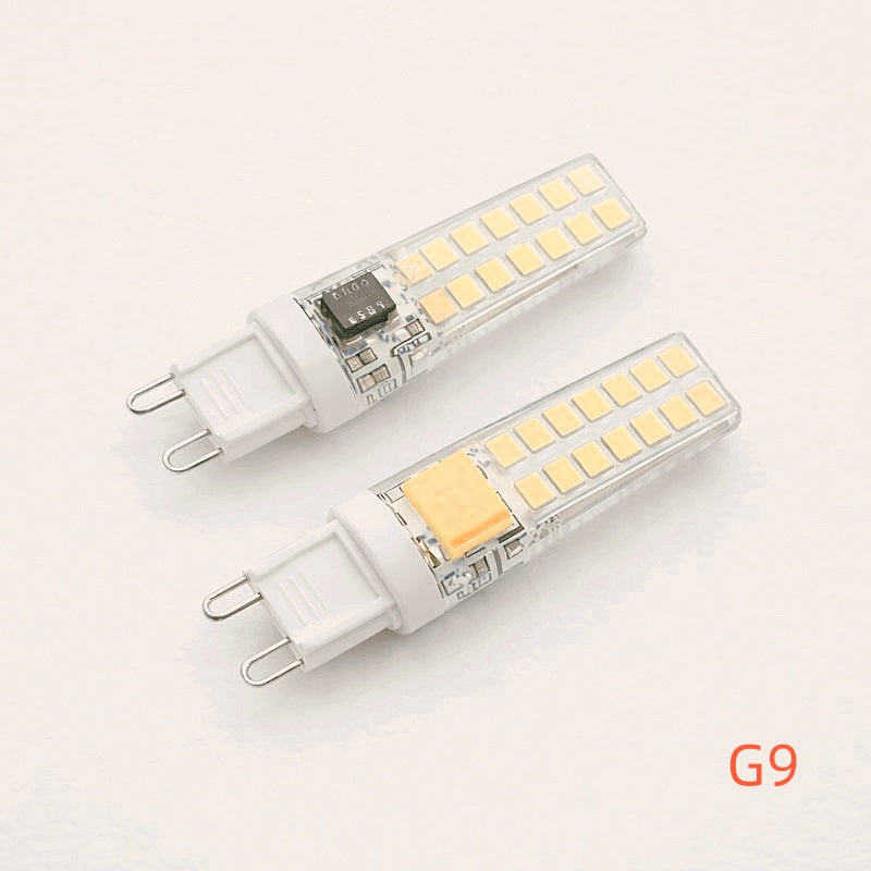 G4 G9 E14 LED Light Bulbs 5W Equivalent to 50W AC 110V-120V / 200-240V, Bi-pin LED Bulb Screw Base Silicone LED Bulbs (10-Pack)