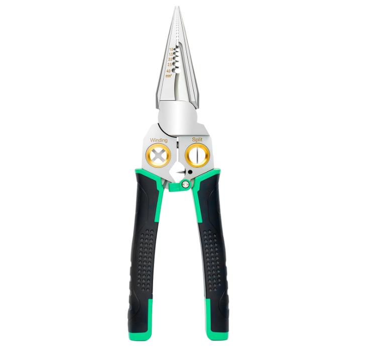 thumbnail interactive-video image 1 of Multifunctional Electric Wire Stripper Pliers – Cable Cutter & Crimper Tool 1 of 6