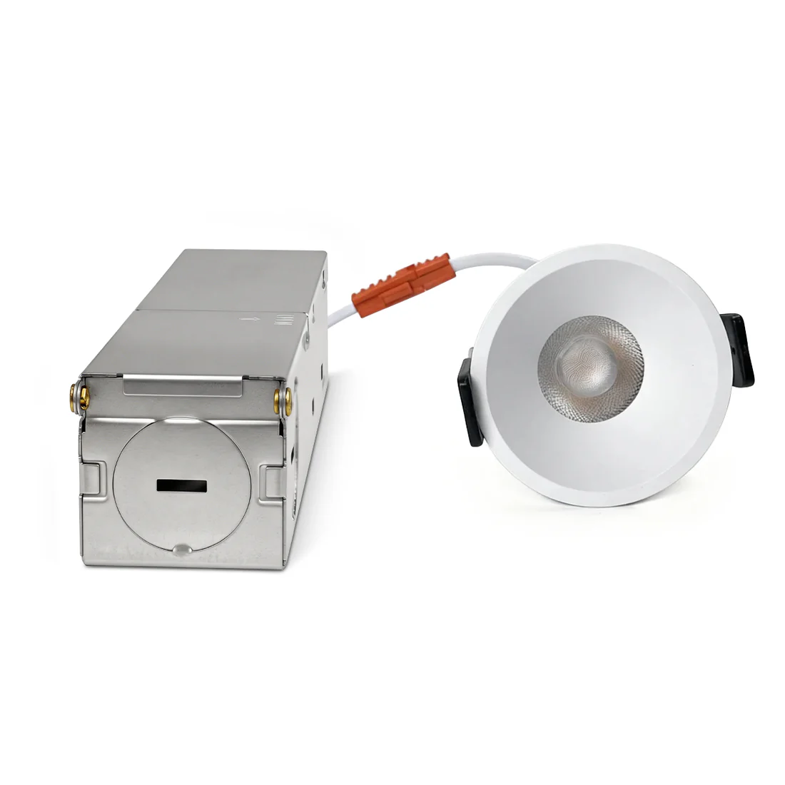 Plafonnier LED 3 W/5 W/7 W/9 W antireflet et antibuée à intensité variable, IRC 80, concave profond, série DFX