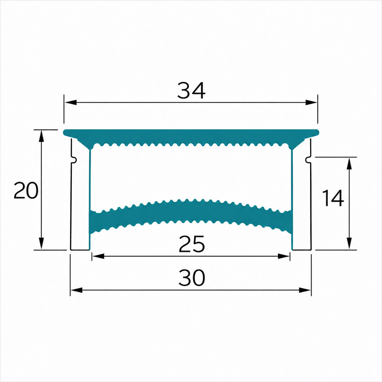 Neonlichtgehäuse – S2020 Schwarz | 20x20mm Silikon-LED-Kanalsystem | IP67 wasserdicht | 12mm Leiterplattenbreite | 164FT/50M | Lagerbestand US/UK/DE
