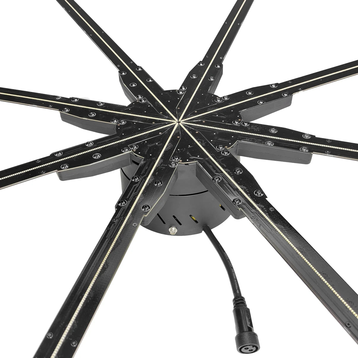 FL-SY Series 150cm to 180cm (59.1–70.9 inch) Large Size | 3D Hologram Fan LED Display | Flat Fan Synchronous Control | LED Hologram Projector | Fan Only / Fan with Dual-Pole Mobile Stand | 8 Blades, Power Adapter Included