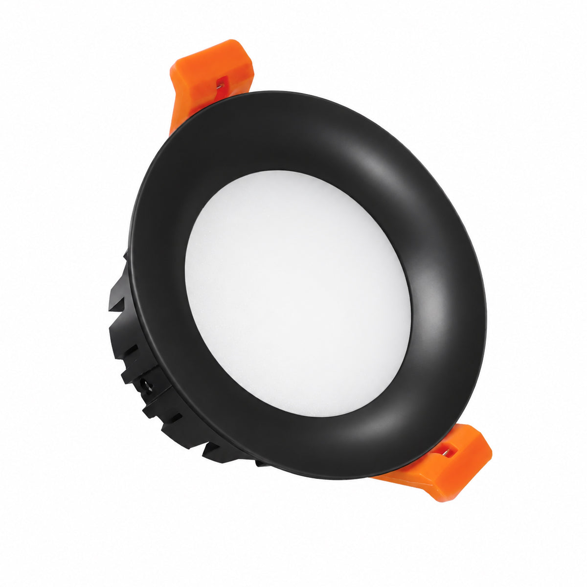 ECO-4 Series Anti-Glare Dome LED Downlight – Black Housing – TRIAC Dimmable – 5W (2.5″) – 4-Pack/10-Pack – 2700K–6000K – 100–130V / 200–240V