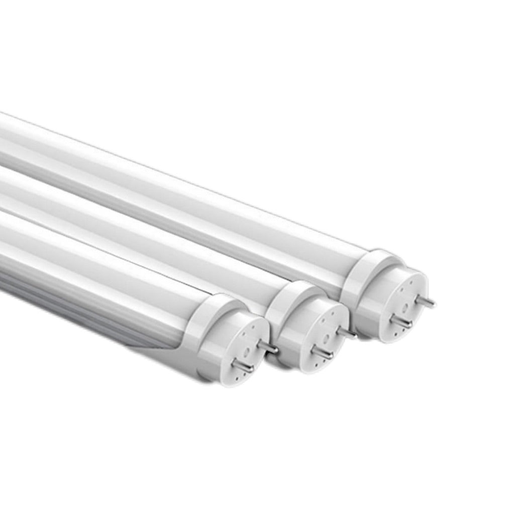 Luminaire LED étanche série TP – 1,2 m | 2 tubes inclus | Luminaire LED étanche à l'eau et à la poussière | Couvercle transparent rayé | 3000 K/4000 K/5000 K | Lot de 4 | CA 90–240 V | Intensité non variable