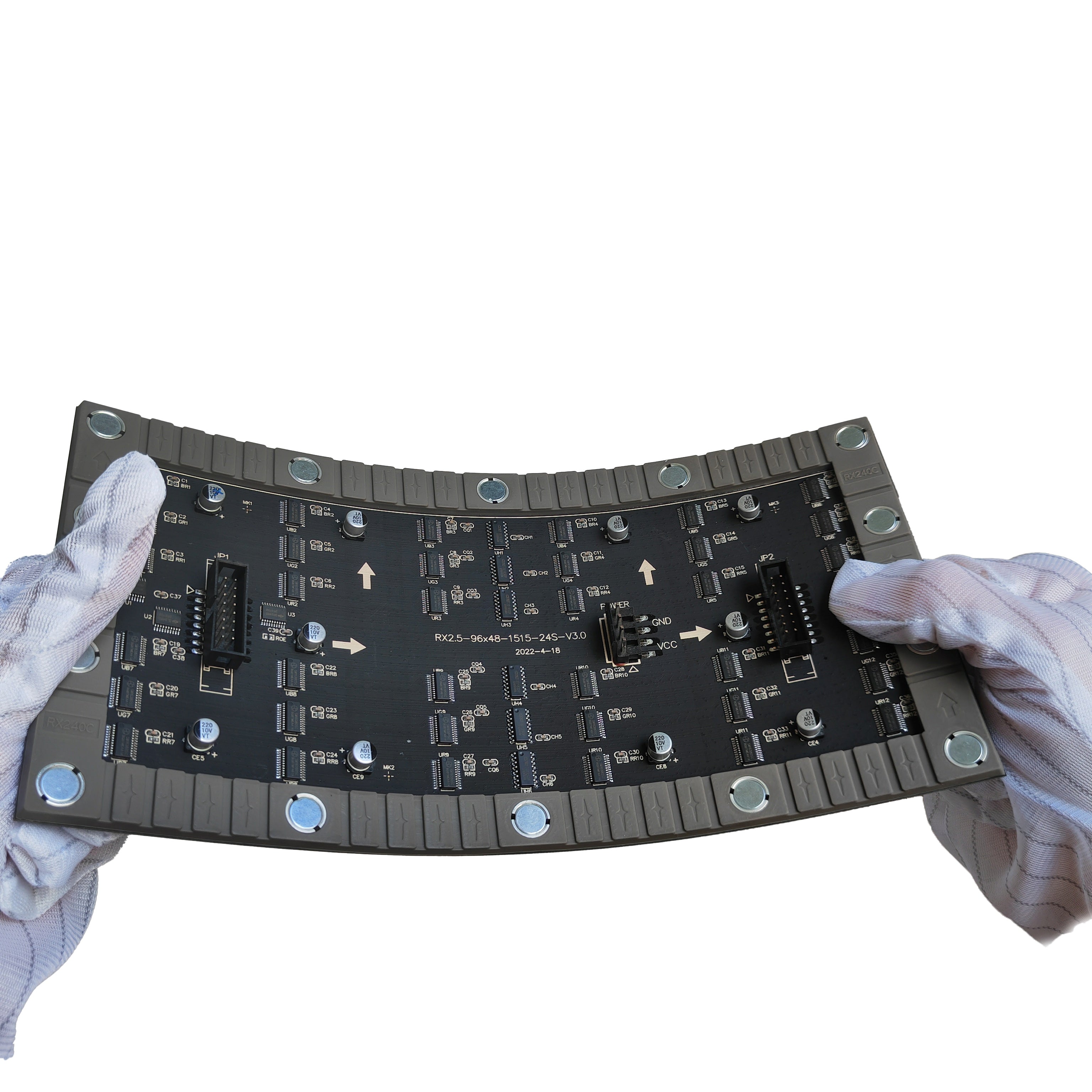 Flexibles LED-Modul für den Innenbereich der IF-2S-Serie – P2.5 | 240×120 mm | SMD | Weiche Rückschale mit Magnet | 600 Nits