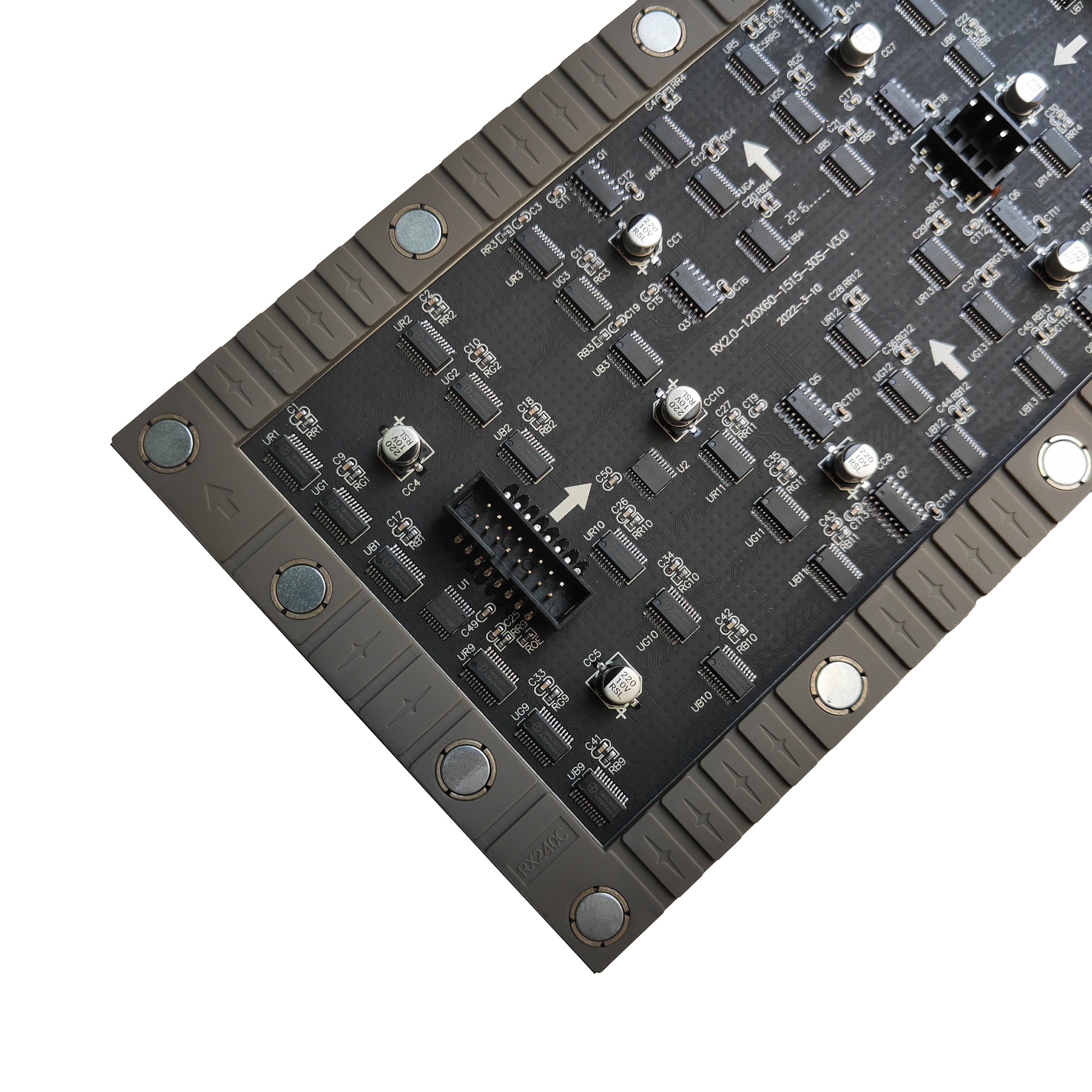 Flexibles LED-Modul für den Innenbereich der IF-2S-Serie – P2.0 | 240×120 mm | SMD | Weiche Rückschale mit Magnet | 600 Nits