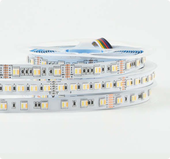 RGBW | RGBWW-LED-Streifen, 16,4 Fuß/5 m SMD5050-300 60 LEDs 19,2 W pro Meter 4-in-1-RGBW-LED-Streifenlichter