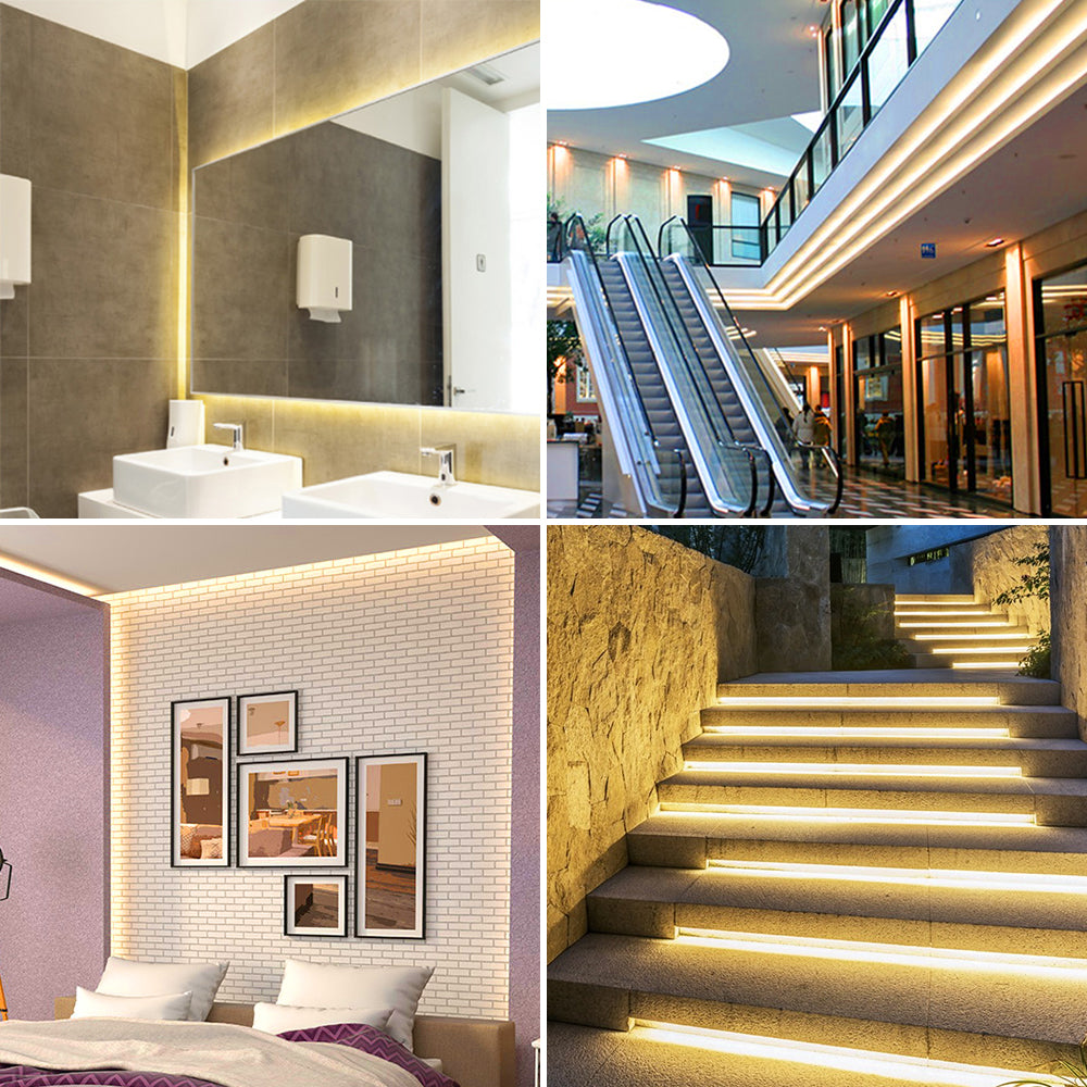 Bande lumineuse LED flexible SMD2835 600 LED 12 V 60 W, 5 mètres, couleur réelle, IRC95+