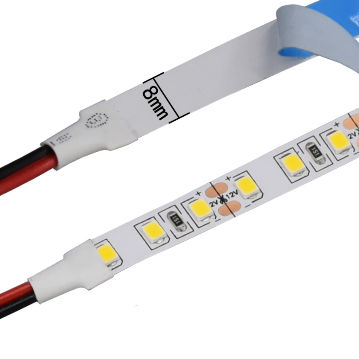 SMD2835 LED Strip Light 6000K / 4000K / 3000K | 120 LEDs/m | 12W/m | 12V / 24V DC | 8mm PCB | 5m Roll | IP00 / IP67