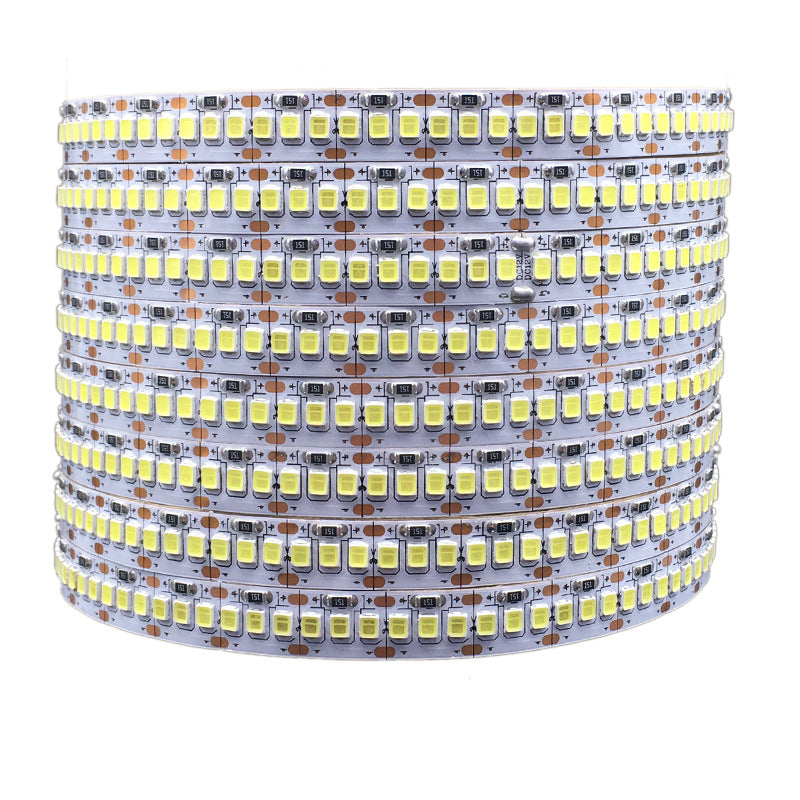 DC12V SMD2835 Single Color LED Strip Light – 240 LEDs/m | 10mm PCB | High Brightness Low Voltage LED Tape | IP00 / IP67 | for Mirror, Kitchen Cabinet, Bedroom | 5/50M
