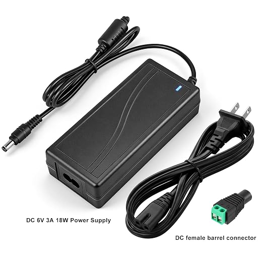 DC 6V Desktop-Netzteiladapter 30W/60W, AC 100–240V Eingang, US-Stecker, Schalttransformator für Elektronik, Router, Spielzeug, DIY-Projekte