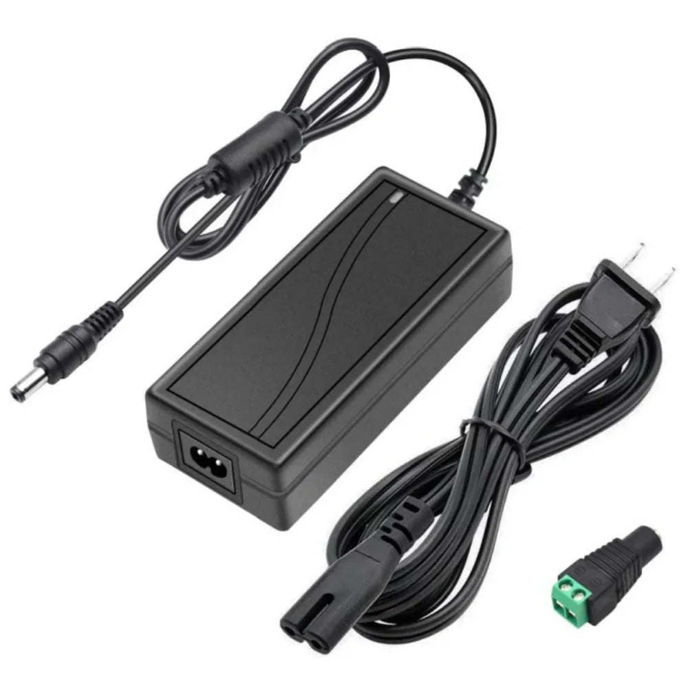 DC 12 V Desktop-Netzteiladapter 36 W–120 W, AC 100–240 V Eingang, Schalttransformator-Ladegerät mit US/UK-Stecker – für LED-Streifenlichter, CCTV, Pumpen und Elektronik