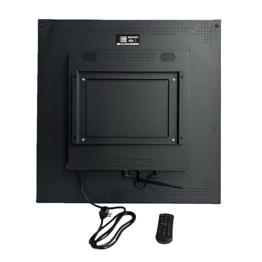 SQ Series 26.5 Inch (476×476mm Viewable) Square LCD Digital Screen Display, Cloud / APP / USB Disk Playback