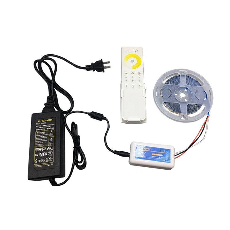 DC12V SMD2835 Dual Color LED Strip Light – 120 LEDs/m | 8mm PCB | High Brightness Low Voltage LED Tape | IP00 / IP67 | Warm White + Cool White | for Mirror, Kitchen Cabinet, Bedroom | 5/50M