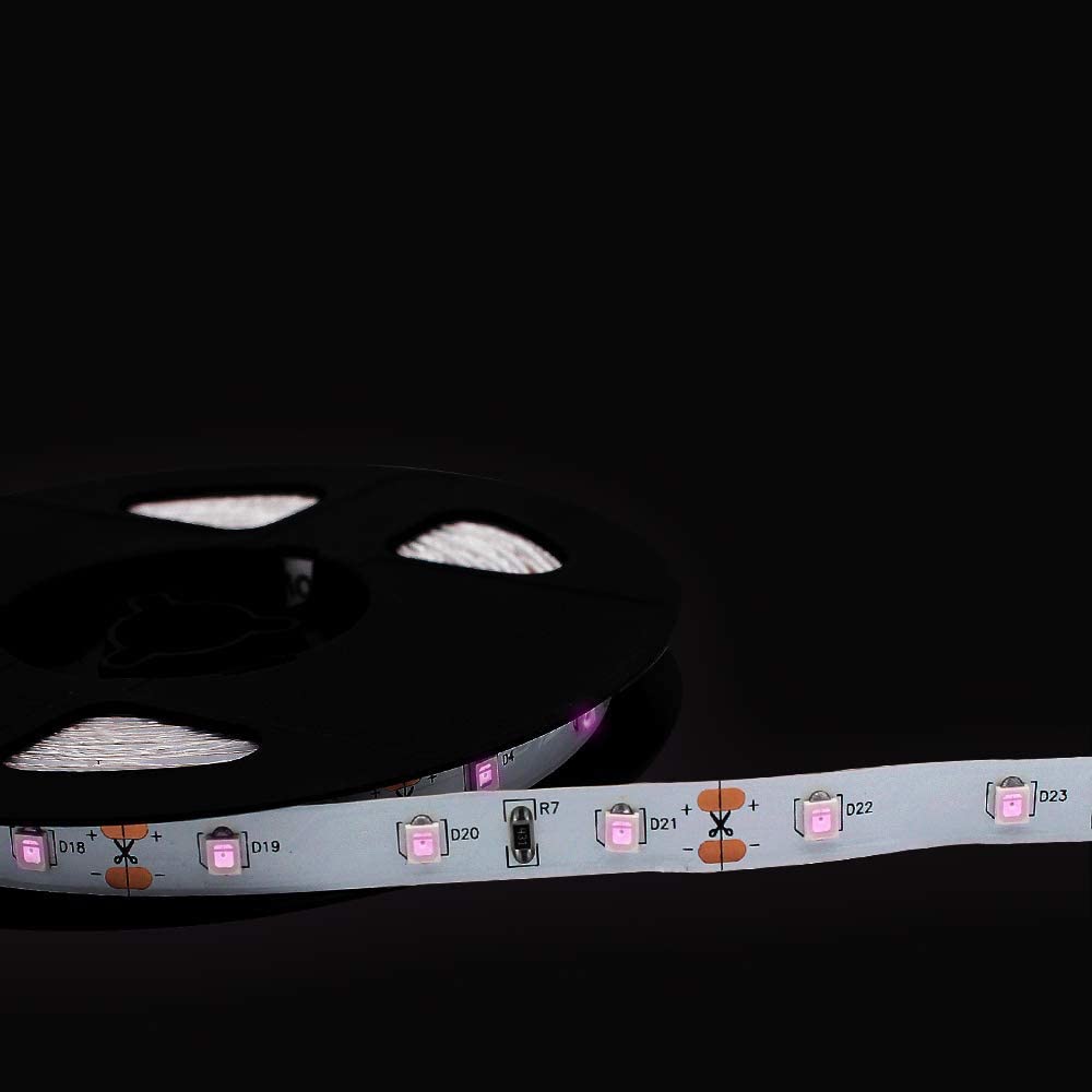 810nm SMD2835 DC12V Infrared LED Strip Light – Near IR for Therapy & Circulation, 60/120/240 LEDs/m, 5 Meters, IP00/IP65