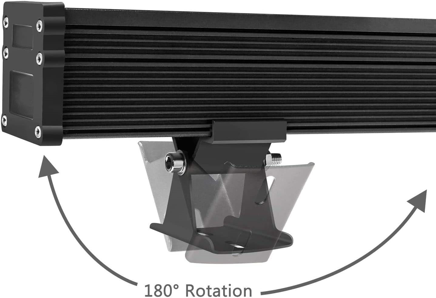 Linkable 5056 Linear Smart RGBCW LED Wall Washer – 60W |AC110V / AC220V | Waterproof Color Changing Wall Wash Light | RF Remote/APP Control | for Indoor & Outdoor Architectural Lighting