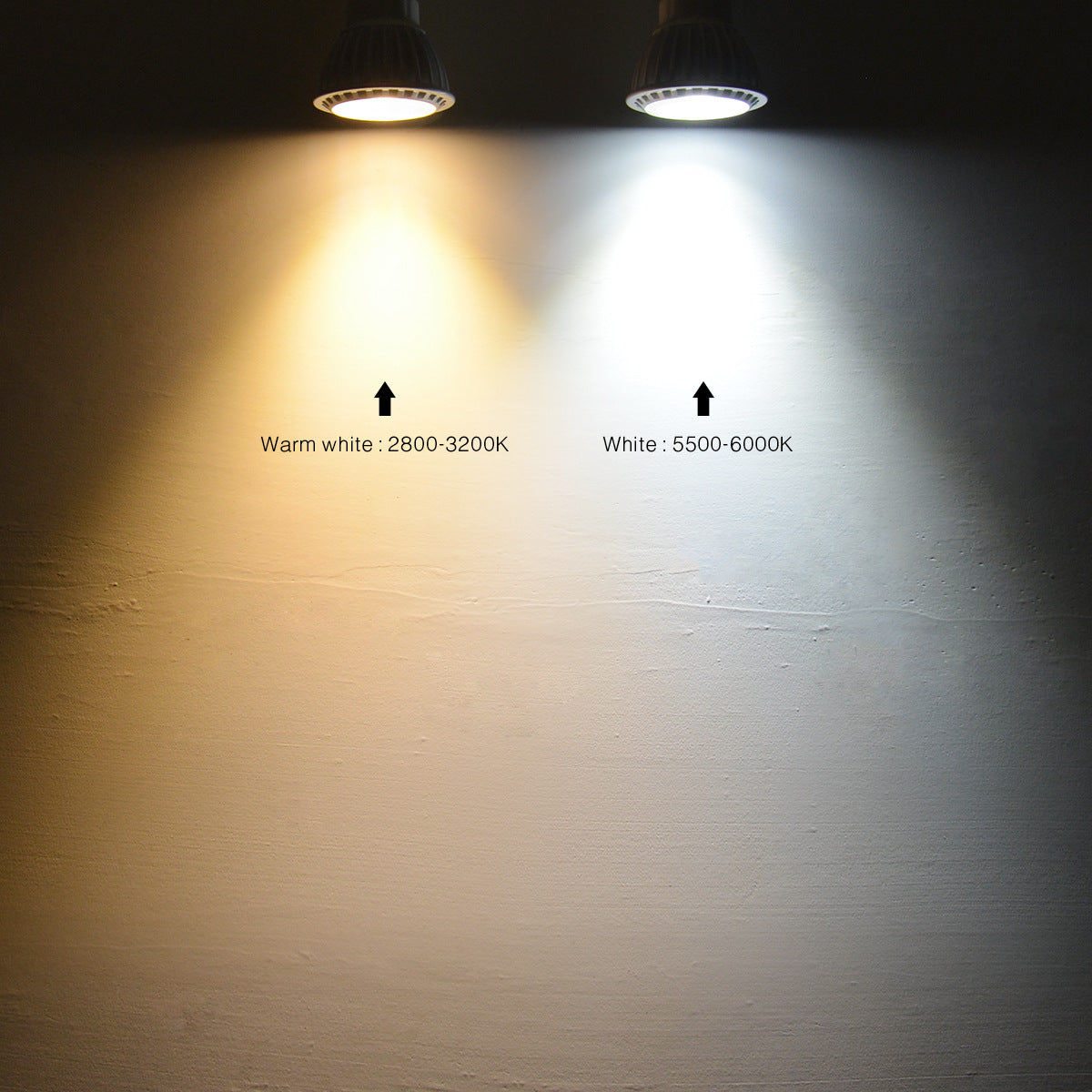 4er-Pack 3 W/5 W/7 W 12 V AC/DC LED-Strahler MR16 LED-Lampe Licht GU5.3 Bi-Pin-Sockel Weißes Aluminiumgehäuse 30° Abstrahlwinkel