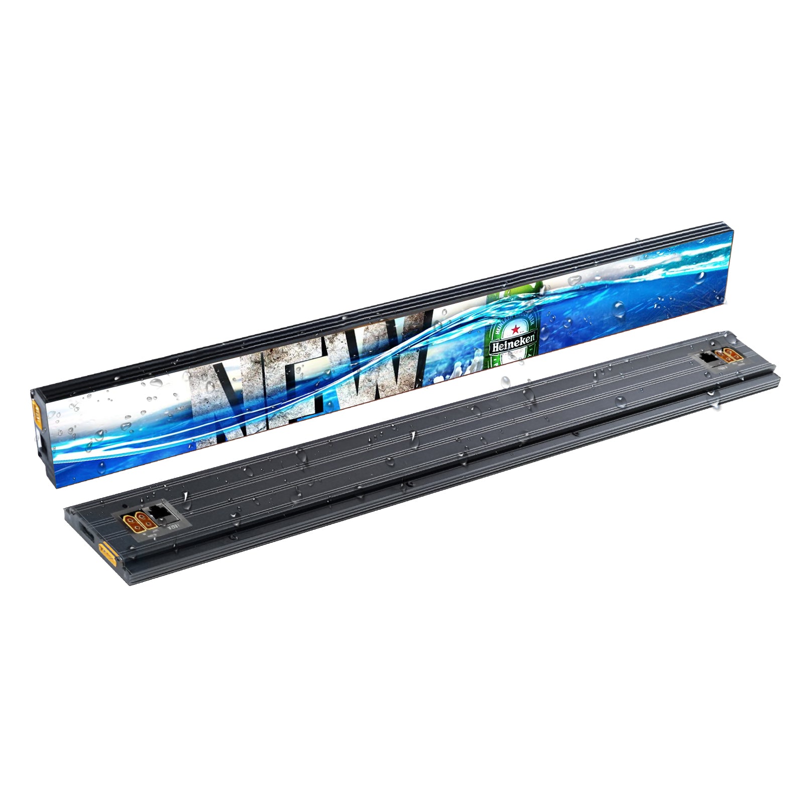 4PCS Pack Shelf LED Display Strip P1.25 | P1.875 60mm (2.36'') Tall Digital Price Display for Stores