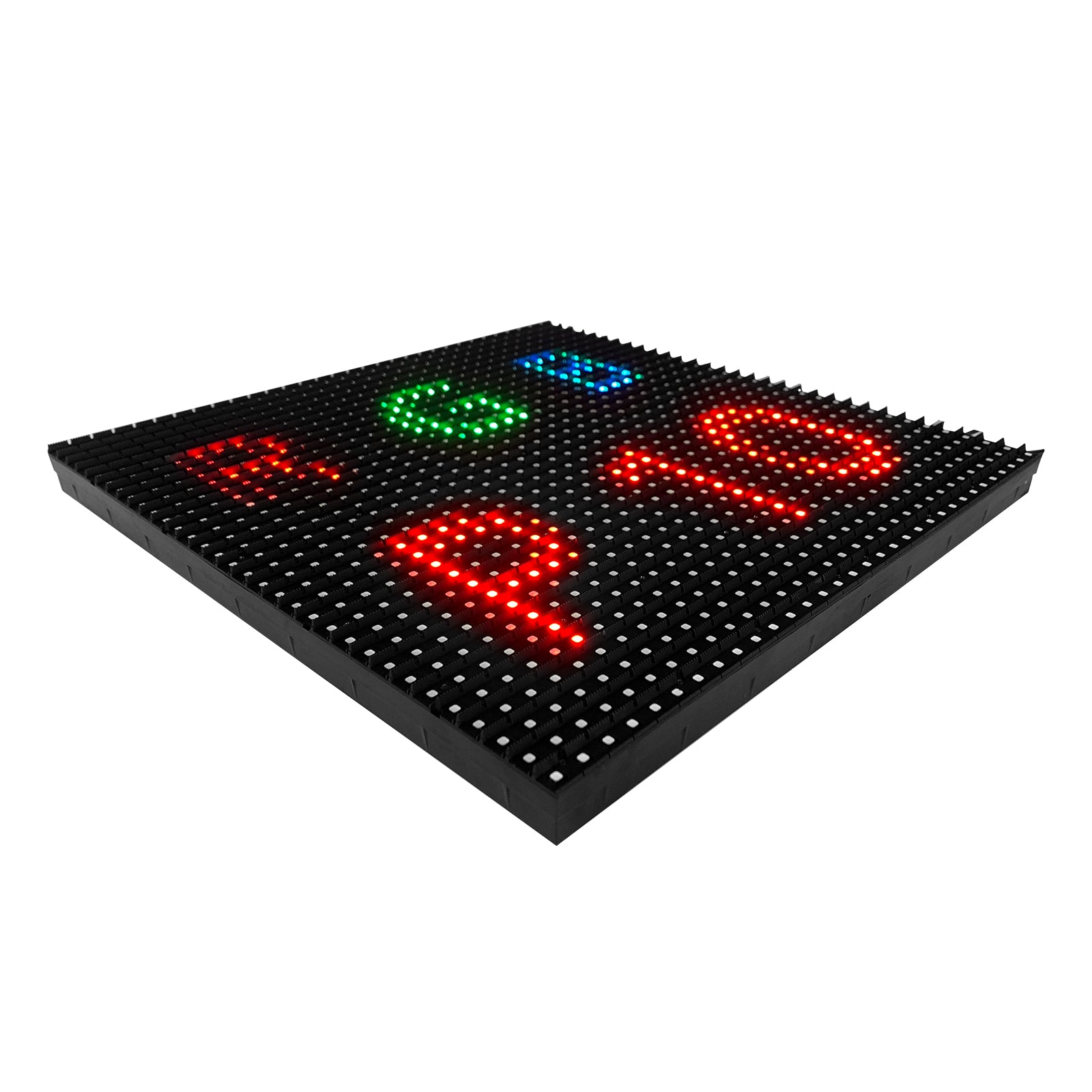 LED-Modul für den Außenbereich der OD-PM-Serie – P4 / P5 / P6.67 / P8 / P10 | 320 × 320 mm quadratisches Panel | IP65 Wartung vorne und hinten