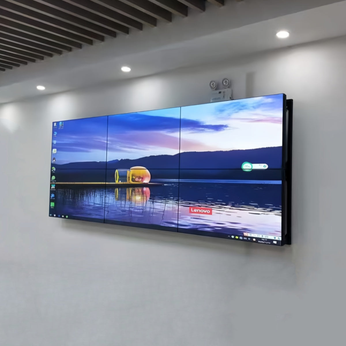 55” BOE LCD Video Wall – 3x2 Kit (6 Panels) | 1920x1080 FHD | 500 nits | Ultra Narrow Bezel 0.88mm | 1.7mm | 3.5mm | HDMI Splicer + Wall Mount Included