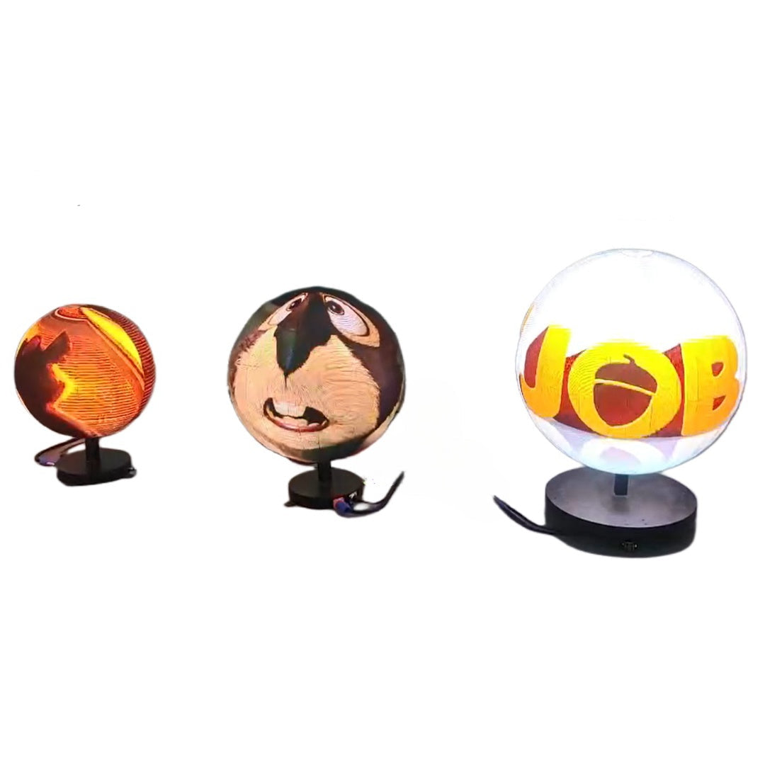 Small Indoor LED Sphere Display – Dia. 40cm / 50cm / 60cm / 85cm (1.3ft – 2.8ft), P1.86 / P2 | 360° Spherical Screen for Retail & Exhibits