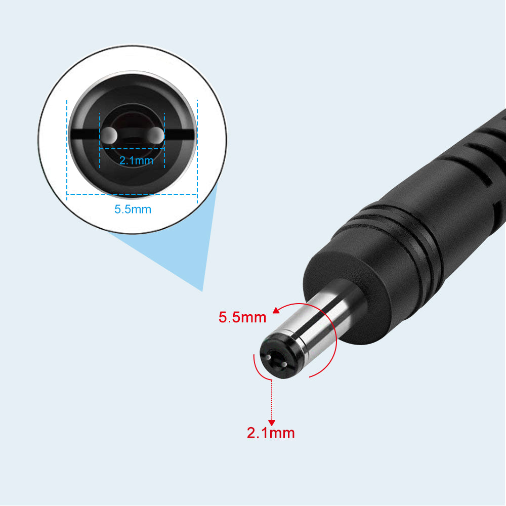 DC 12V Power Supply Adapter with On/Off Switch, 12W/24W/36W Options, US Plug, Black/White Housing, 100–240V AC Input, Wall Plug Charger for LED Strip Lights and Electronics