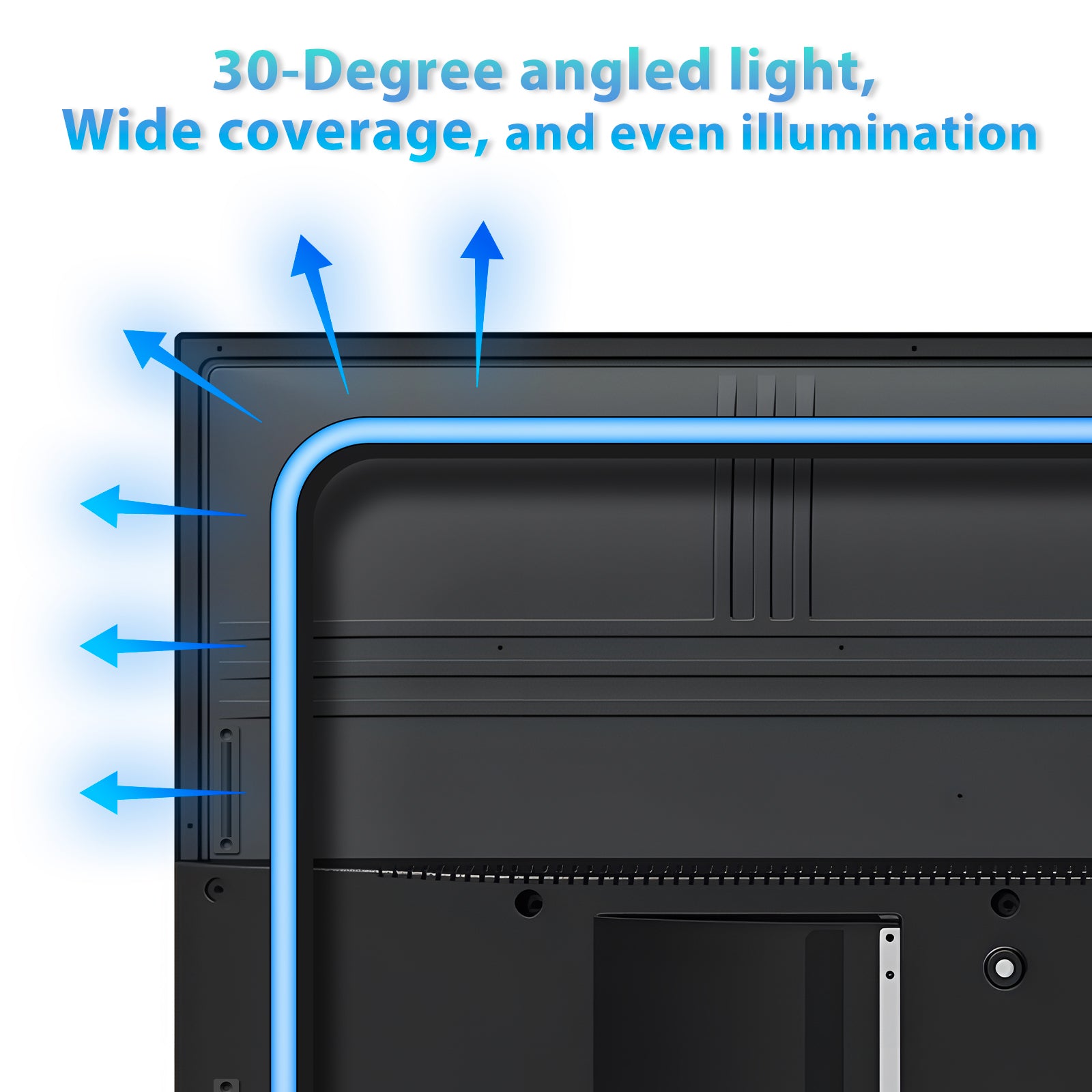 LightingWill CST1 TV Backlights – Easy Installation with Silicone Sleeve for Safety, Adjustable Brightness, App-Controlled Custom Colors, and a Clean, Organized Look on the Back of Your TV!