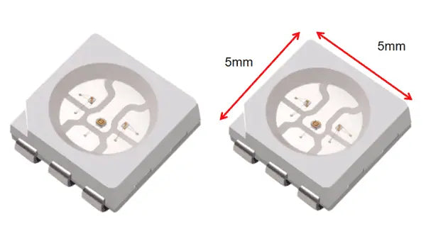 850nm Infrared LED Chip – Pack of 1000 / 4000 | SMD2835 / SMD5050 | 0.2W / 0.5W | Gold Wire | 850nm IR Emitter for Remote Control, Security & Sensing Applications