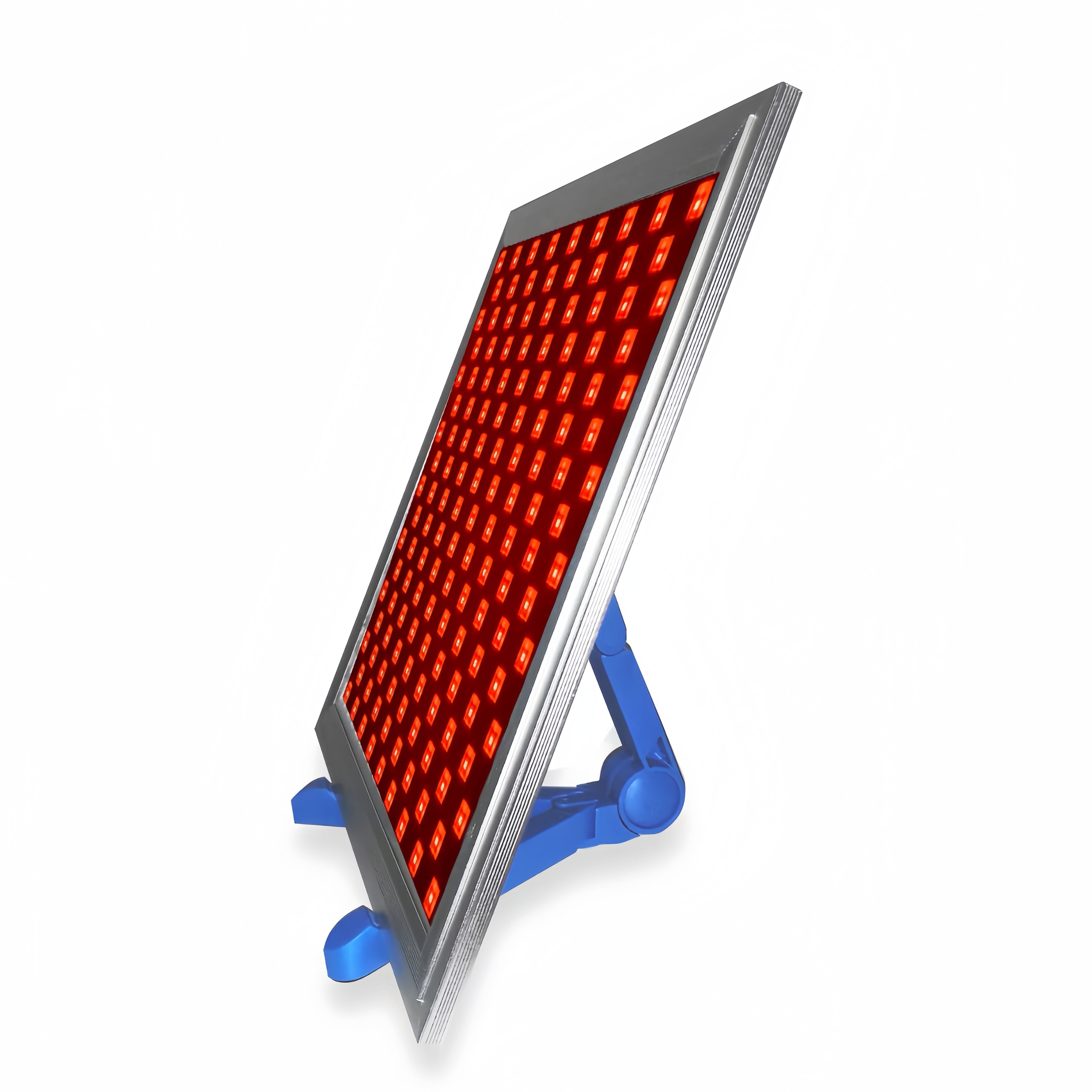 LED Red Light Therapy Panel 50W W/ Hanging-mounted Hardware and Triangle Bracket Deep 660nm and Near-Infrared 850nm LED Light Combo for Skin Beauty, Pain Relief of Muscles and Joints
