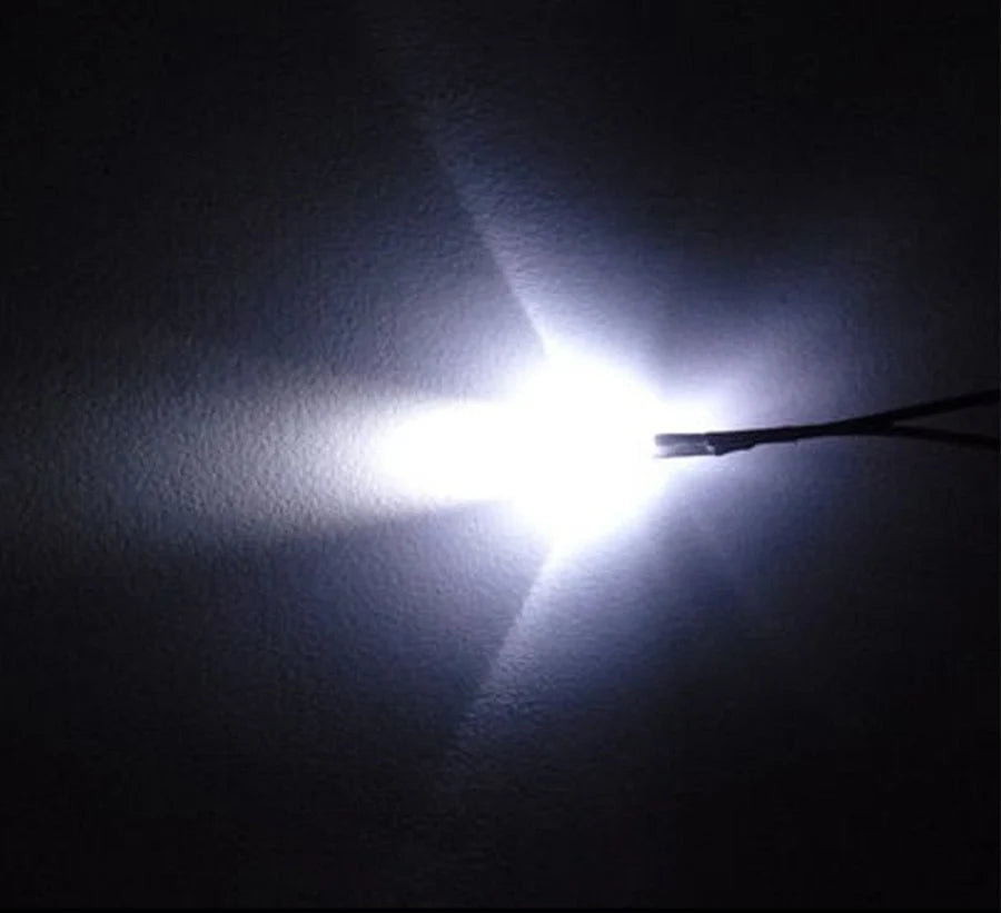 50pcs Pack 8mm LED Pre Wired light 3V/6V/12V 20cm F10 Straw Hat Round Top Bulbs Light Lamp for DIY Car Boat Toys Party lighting Project