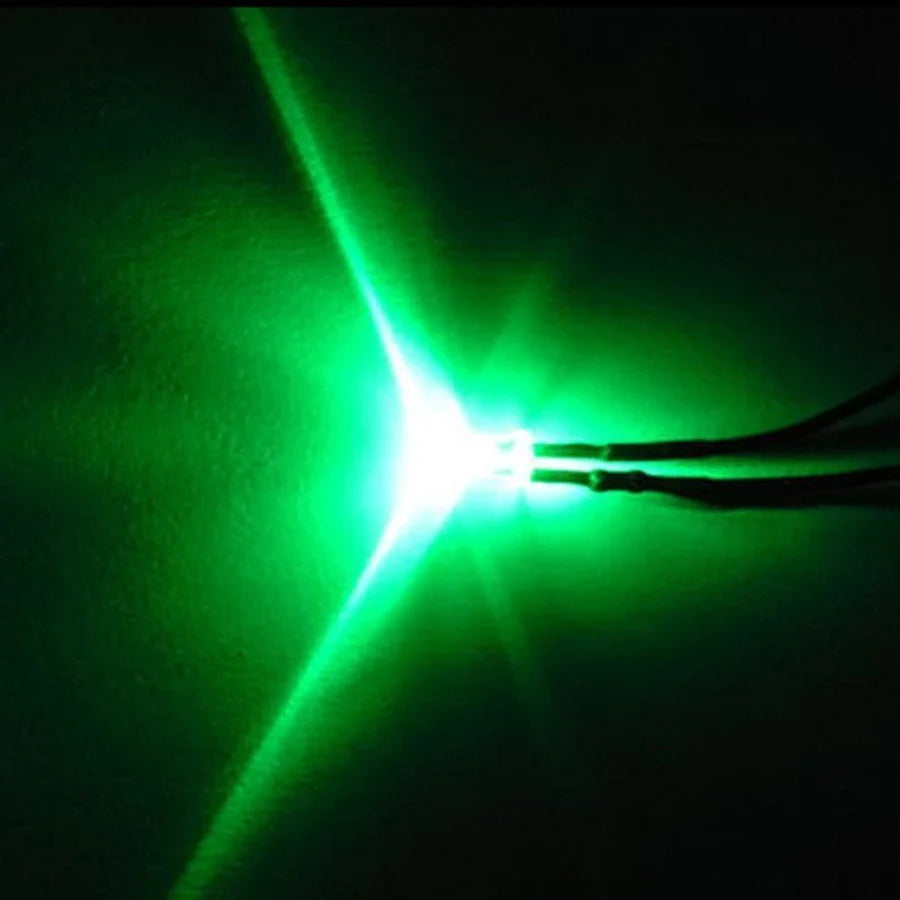 50pcs Pack 5mm LED Pre Wired light 3V/6V/12V 20cm F5 Straw Hat Round Top Bulbs Light Lamp for DIY Car Boat Toys Party lighting Project