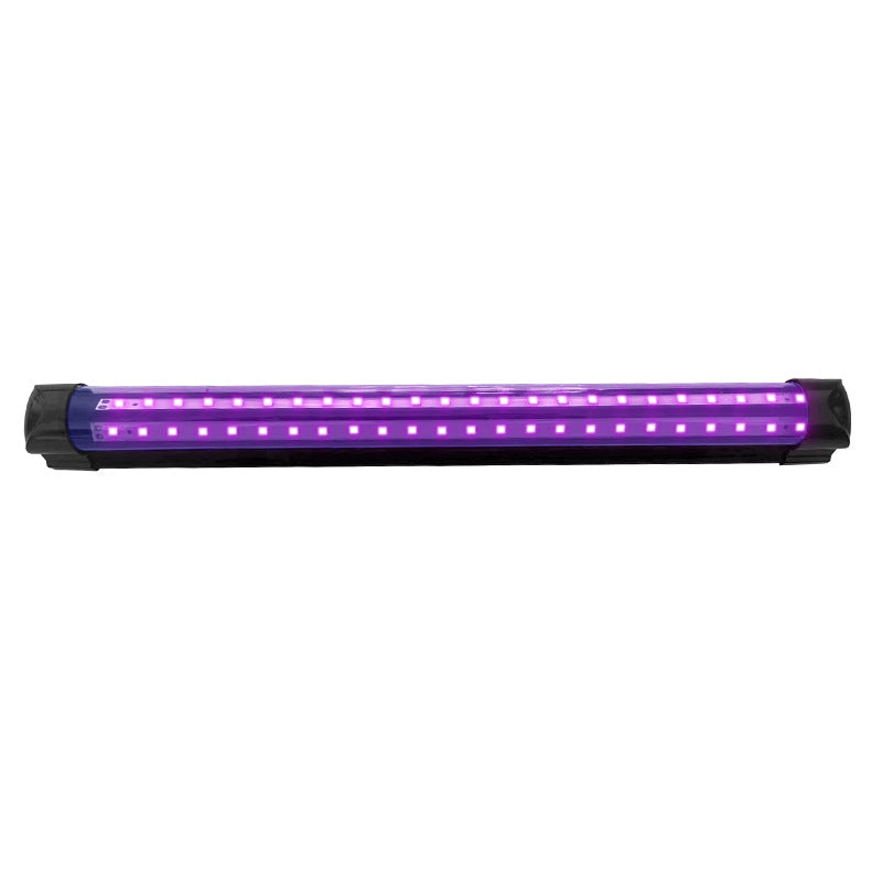 10W 12.6inches T8 LED UV 395-400nm Black Light Strip, LED Tube Light for Bedroom Halloween Decorations and Christmas Party, Fun Atmosphere, Black Light Poster 6ft Power Cord with Built-in ON/Off Switch