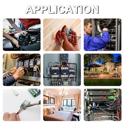 20 AWG Multi-Core Wire, 6/7/8 Conductor Stranded Tinned Copper Electrical Cable, Black/White PVC Insulated Control Extension Cord, 10/20/50m (33ft–165ft) Options