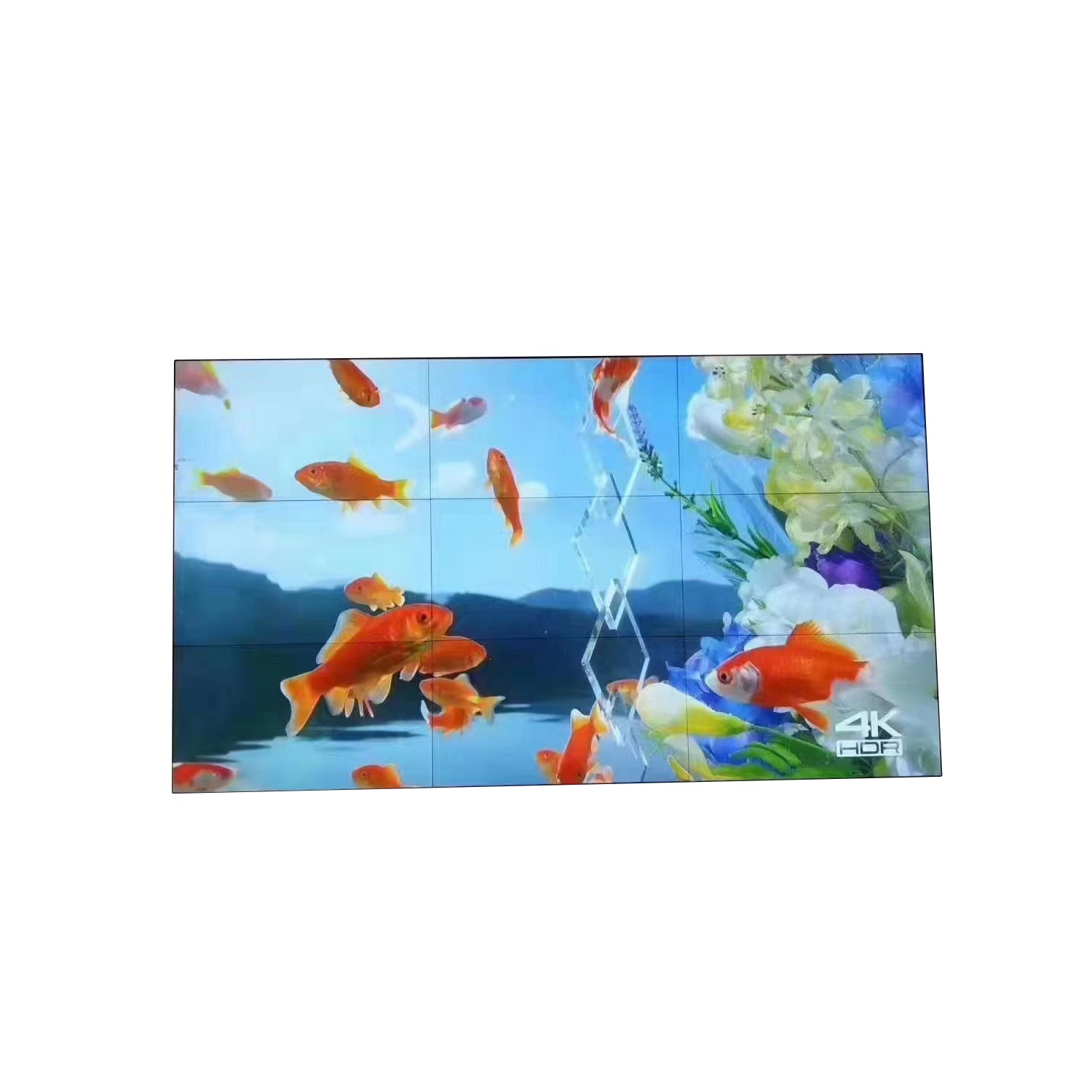 55” BOE LCD Video Wall – 3x3 Kit (9 Panels) | 1920x1080 FHD | 500 nits | Ultra Narrow Bezel 0.88mm / 1.7mm / 3.5mm | HDMI Splicer + Wall Mount Included