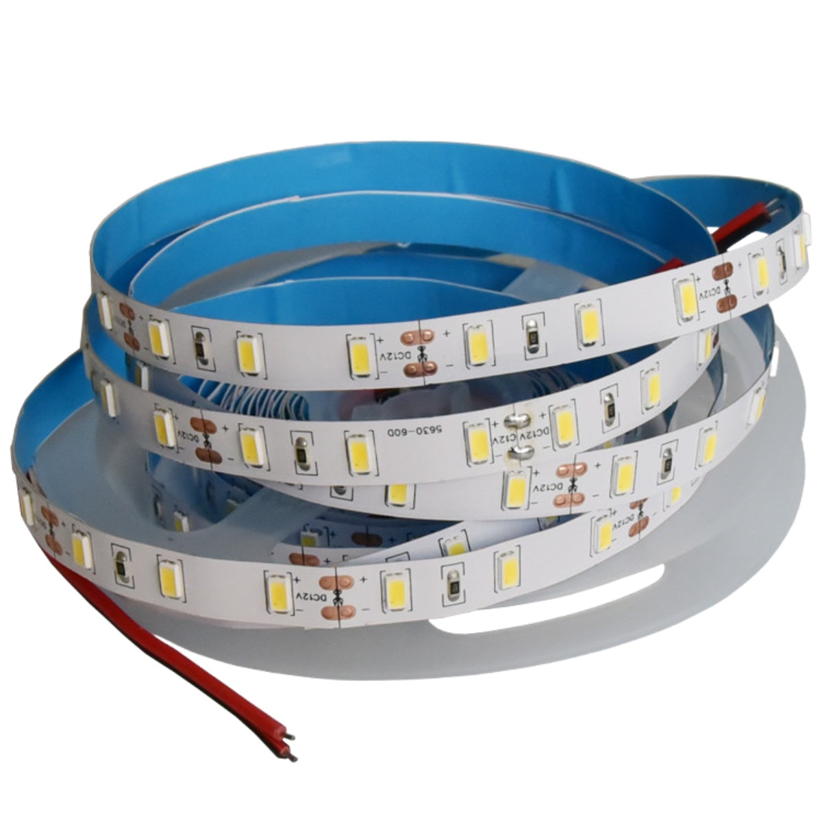 5 M Warmweißer LED-Streifen – 60 LEDs/m, 1400 Lm/m, IP65, Inkl. Netzteil