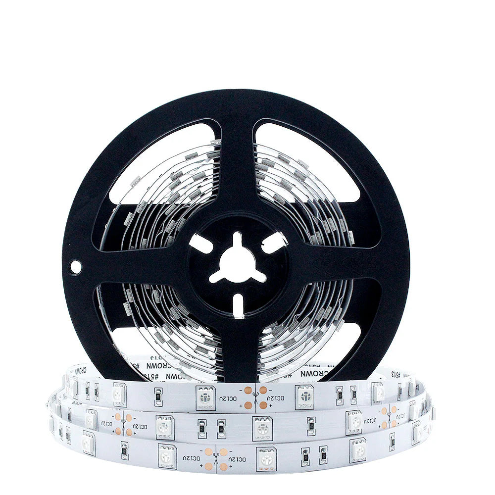 365–370nm SMD5050 UV LED Strip Light – 16.4FT / 5M | 30 / 60 / 120 LEDs/m | DC12V | Non-Waterproof / IP67 Waterproof | Not Include Power Supply | for Curing, Currency Validation & Medical Field