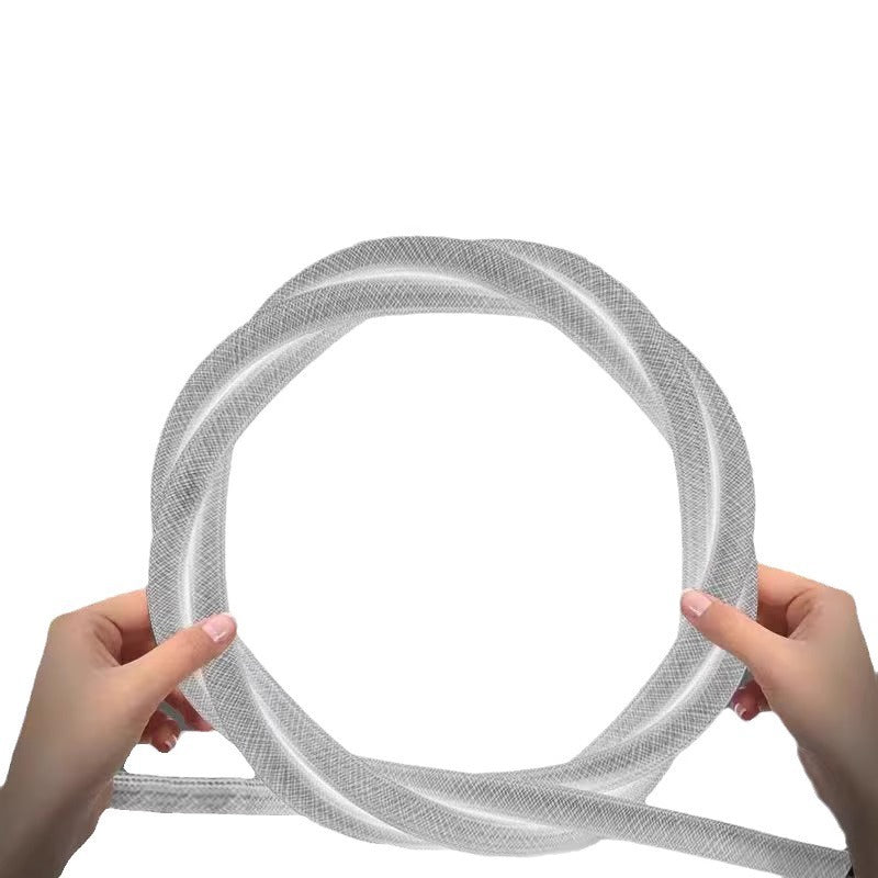 360° RGB Woven-Style Neon LED Light Strip | 5V Flexible Silicone Tube | Waterproof, Full-View Illumination, Plug & Play Kit with Controller (5m / 20 Rolls Options)