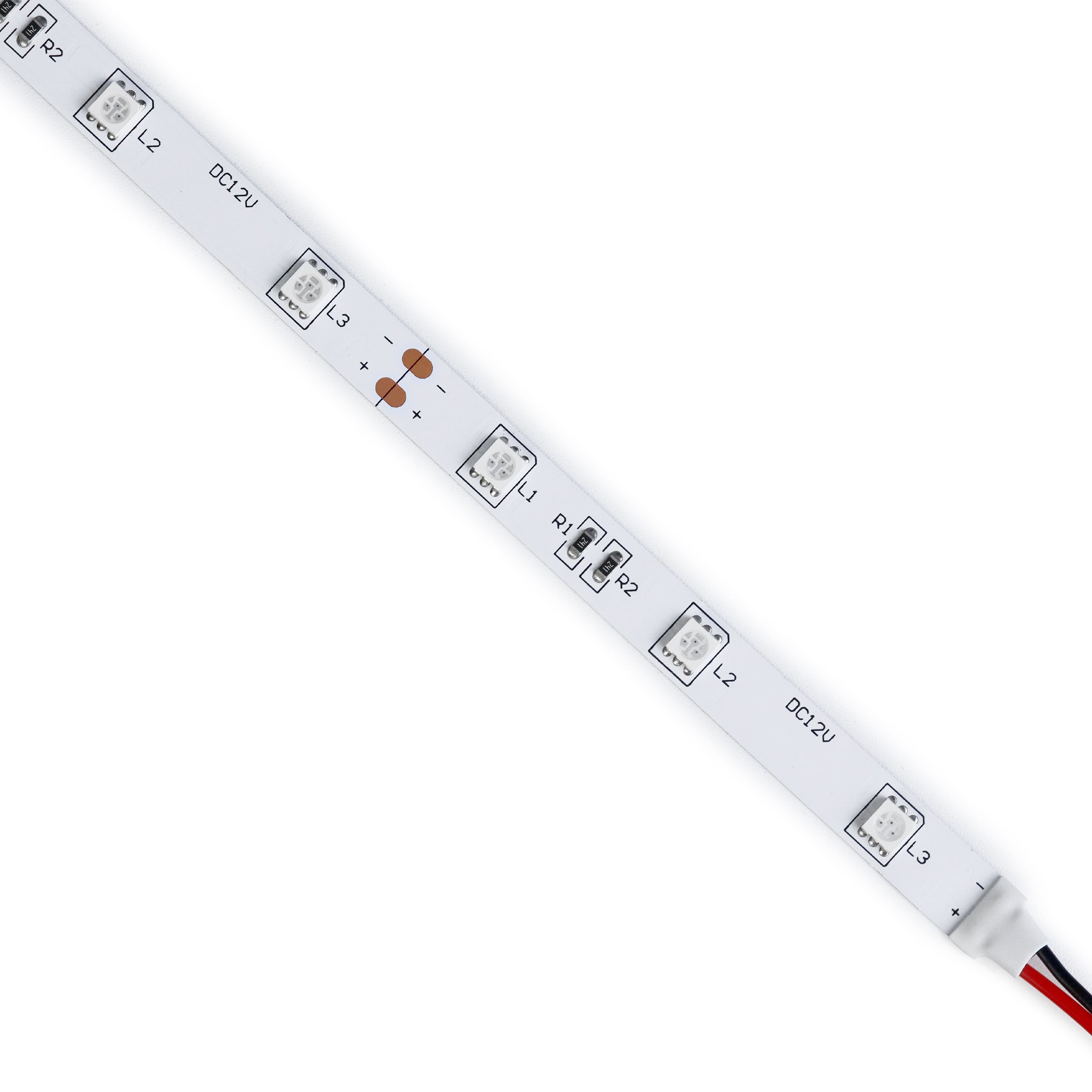 850nm SMD5050 DC12V Infrared LED Strip Light – High Brightness IR for Security, 30/60/120 LEDs/m, 5 Meters, IP00/IP65